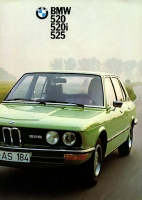 BMW 520 520i 525 brochure ca. 1974