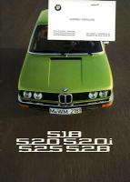 BMW 518 520 520i 525 brochure 1975