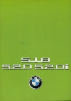 BMW 518 520 520i Prospekt 1976