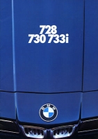 BMW 728 730 733i brochure 1977