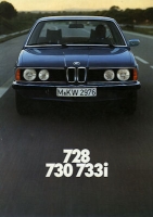 BMW 728 730 733i brochure 1977