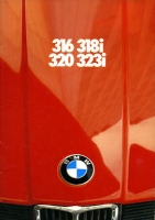 BMW 316 320 318i 323i Prospekt 1981