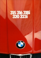 BMW 315 316 318i 320 323i brochure 1982