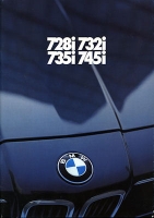 BMW 728i 732i 735i 745i brochure 1982