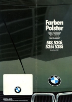 BMW 518 520i 525i 528i colors 1983