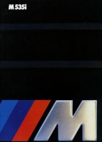 BMW M 535i brochure 1984