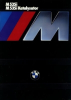 BMW M 535i / M 535 i Kat. brochure 1986