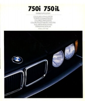 BMW 750i 750iL colors 1988