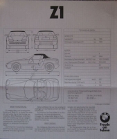 BMW Z 1 poster 1988