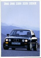 BMW 316 318i 320i 325i 325iX brochure 1989