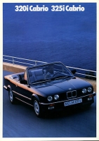 BMW 320i 325i Cabrio brochure 1989