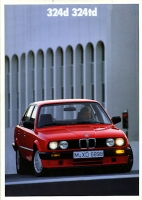 BMW 324d 324td Prospekt 1990
