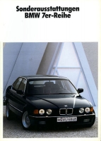 BMW 728i 732i 735i 745i Sonderausstattung Prospekt 1990