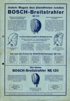 Preview: Bosch Breitstrahler Prospekte 1937-39