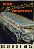 Büssing Bus 5000 TU Prospekt ca. 1950