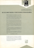 Büssing Dieselmotoren Programm 9.1955