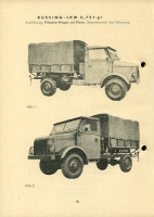 Preview: Büssing Lkw 0,75-1,5 t Bedienungsanleitung 1964