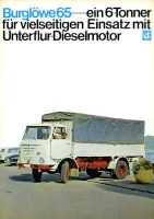 Büssing Burglöwe 65 Prospekt 3.1966