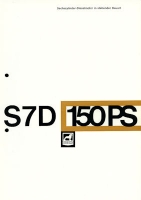Büssing S 7 D 150 PS Motoren Prospekt 4.1967