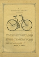 Claes & Flentje bicycle program 1890