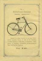 Claes & Flentje Fahrrad Programm 1890