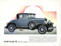 Preview: Chrysler 70 Prospekt 1920er Jahre