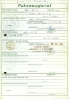 Chrysler Horizon? (Typ S2) Original Fahrzeugbrief 1978