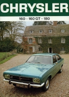 Chrysler 160 160GT 180 brochure 1971