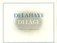 Delahaye Delage Programm 1950er Jahre f