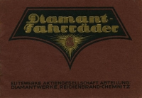 Diamant Fahrräder Programm 1922