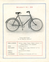 Preview: Diamant Fahrrad Programm 1920er Jahre