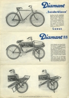 Preview: Diamant Fahrrad Programm ca. 1933