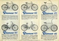Preview: Diamant Fahrrad Programm ca. 1933
