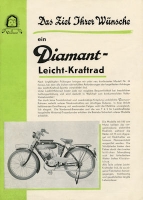 Diamant Leichtkrafträder Prospekt 3.1935