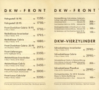 Preview: DKW Preisliste 2.1936