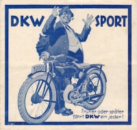 DKW Sport Prospekt ca. 1926