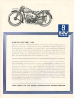 8 beliebte DKW Modelle Program 1932