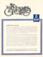 8 beliebte DKW Modelle Program 1932