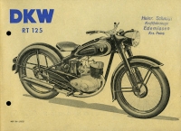 DKW RT 125 Prospekt 10.1952