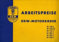 DKW Arbeitspreise 1956