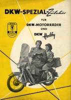 DKW Spezial Zubehör Prospekt brochure ca. 1956