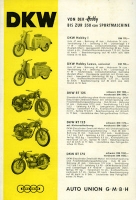 DKW program ca. 1957/58