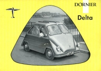 Dornier Delta Kleinwagen Prospekt 1950er Jahre