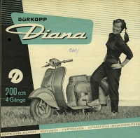 Dürkopp Diana 200ccm Prospekt 5.1955