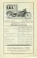 Preview: EBS LR 250 / 400 / 750 Prospekt 1920er Jahre