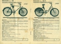 Preview: EFBE Fahrrad Katalog 1930er Jahre