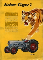 Eicher 32 HP Tiger 2 brochure 8.1966