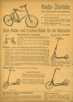 Esweco Jugendräder Prospekt ca. 1937