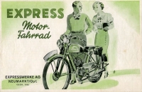 Express program ca. 1938