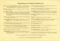 Express Radex 200 Prospekt 1950er Jahre